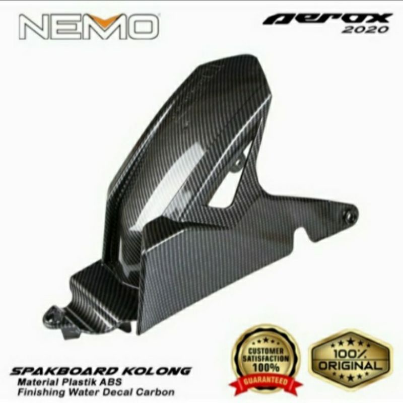 Hugger New Aerox Connected 2021 Spakbor kolong New Aerox Connected 2021 carbon Nemo