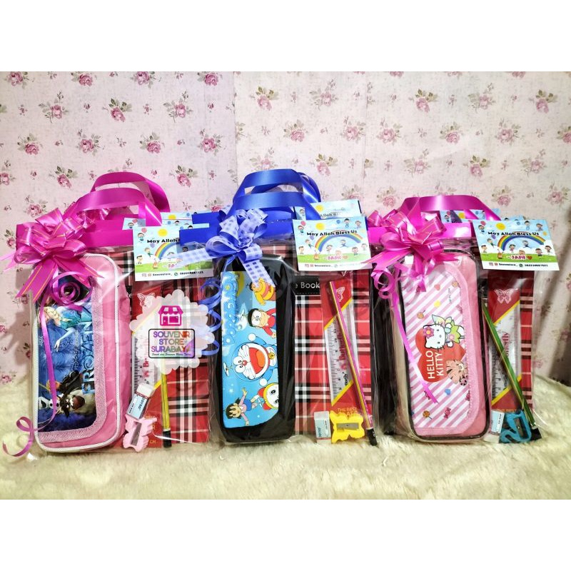 Paket set alat tulis || Paket santunan || stationary set || bingkisan berbagi murah || sharing with caring || paket charity || bingkisan praktis || parcel set alat tulis