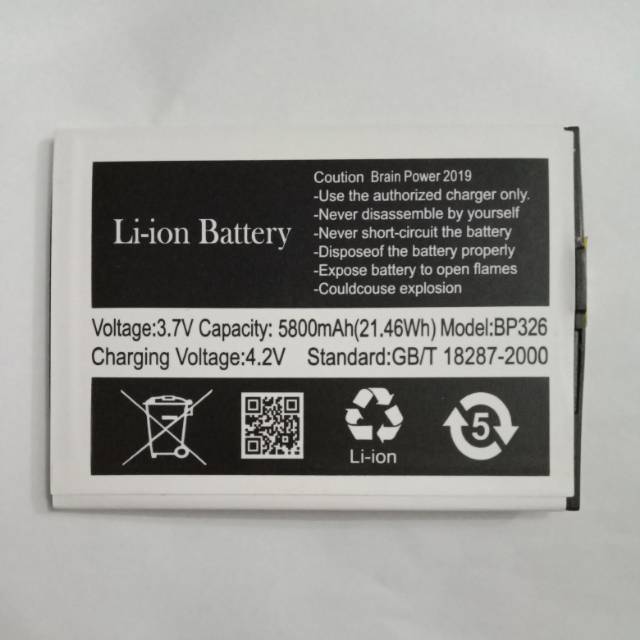 Batre batere bt hp Bellphone mori BP326 original 5800mah