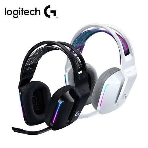 Jual Logitech G733 Lightspeed Rgb Wireless Gaming Headset Hitamputih Shopee Indonesia 5099