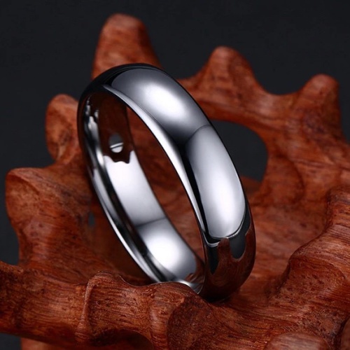 Cincin tungsten FIGU RING perfect silver (4mm,6mm)