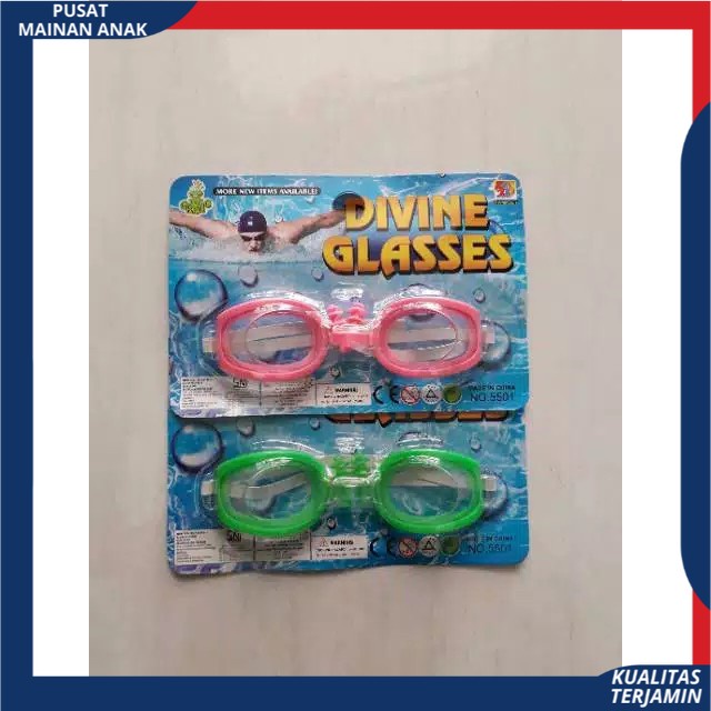 Kaca Mata Renang Anak CEWEK DAN COWOK  2-11 Tahun Diving Glasses