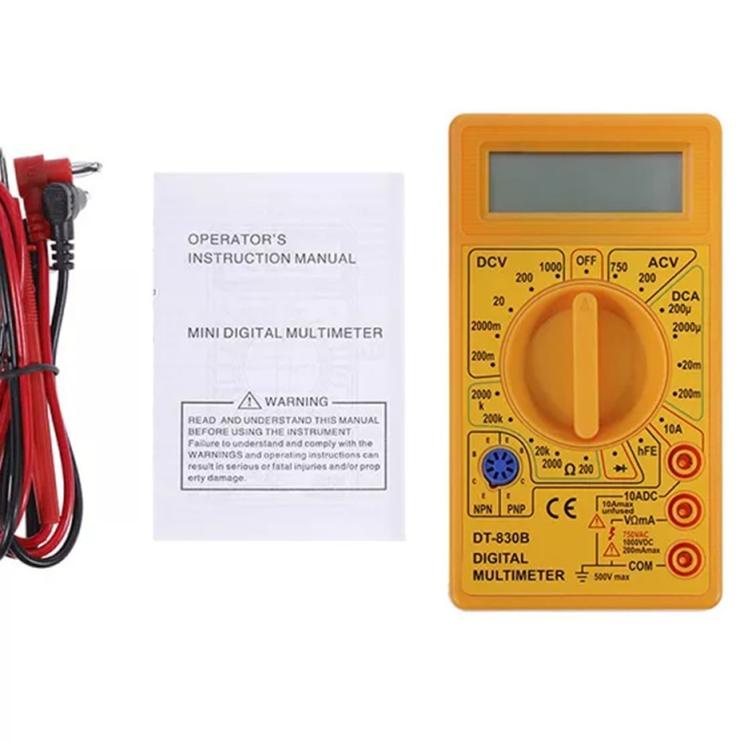 Produk Terbaik Multimeter Digital DT830B Tester/ DT-830B Tofuda Model Avometer Multitester Digital D