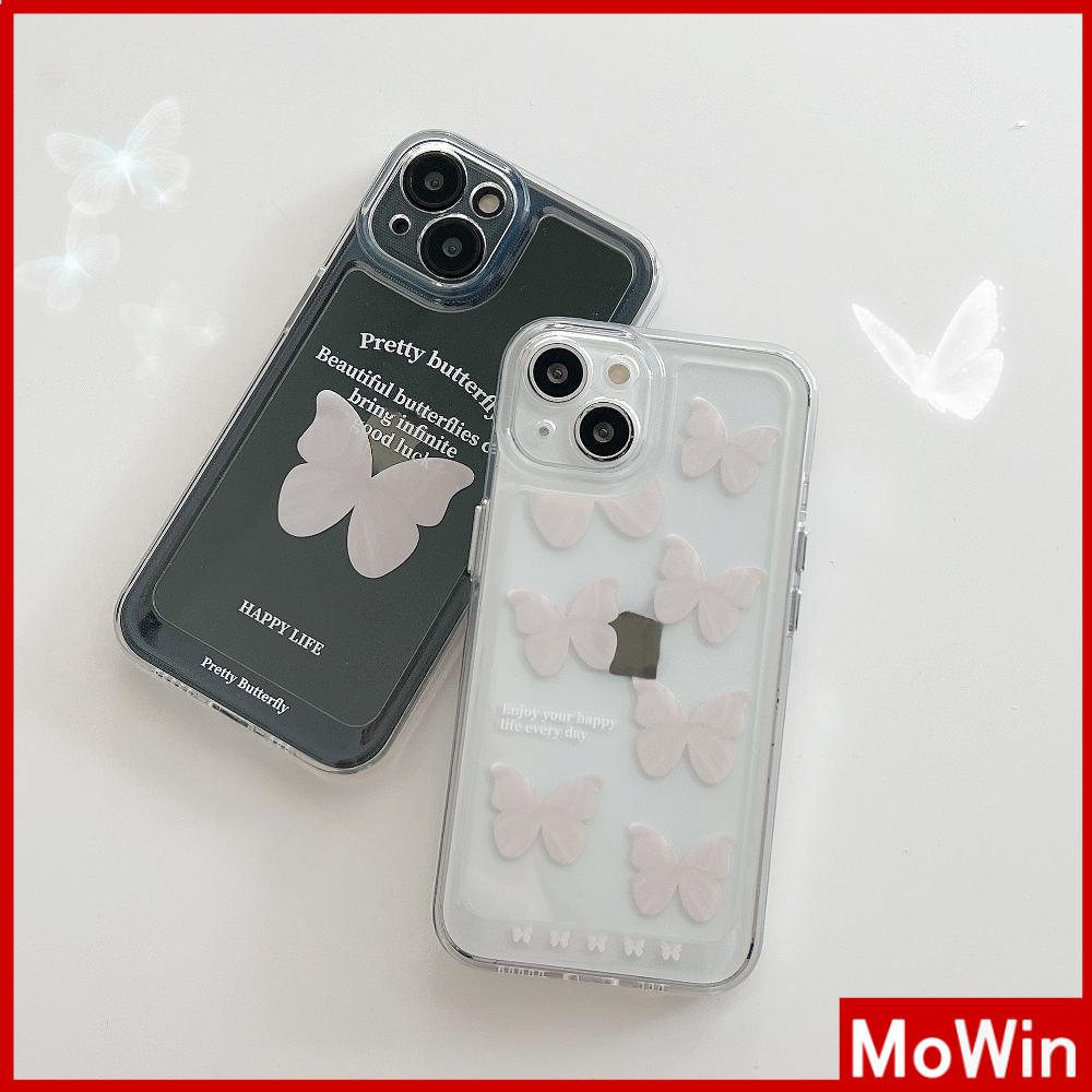 iPhone Case Silicone Soft Case Shockproof Camera Full Coverage Protection Plating Button Cute Butterfly Compatible For iPhone 11 iPhone 13 Pro Max iPhone 12 Pro Max iPhone 7 Plus