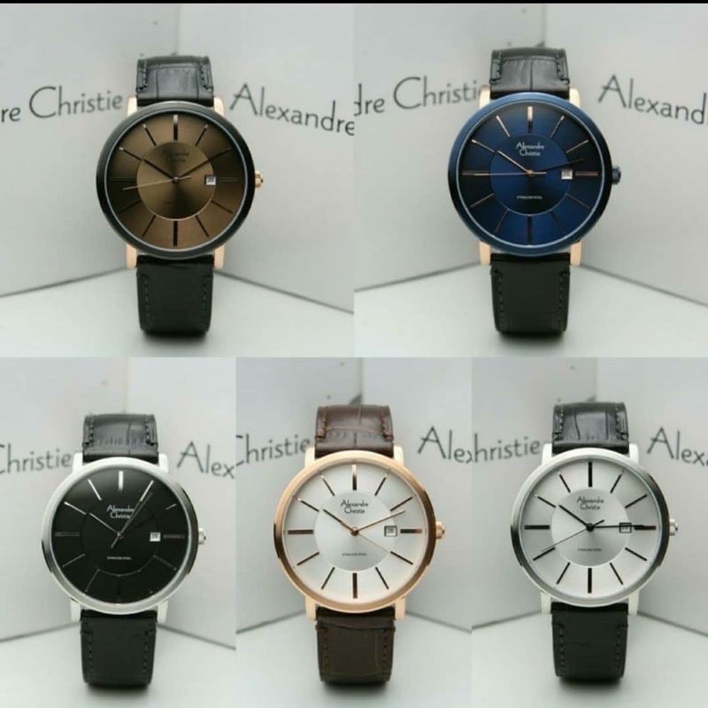 ALEXANDRE CHRISTIE AC 8344 AC8344 COUPLE LEATHER HARGA SATUAN ORIGINAL