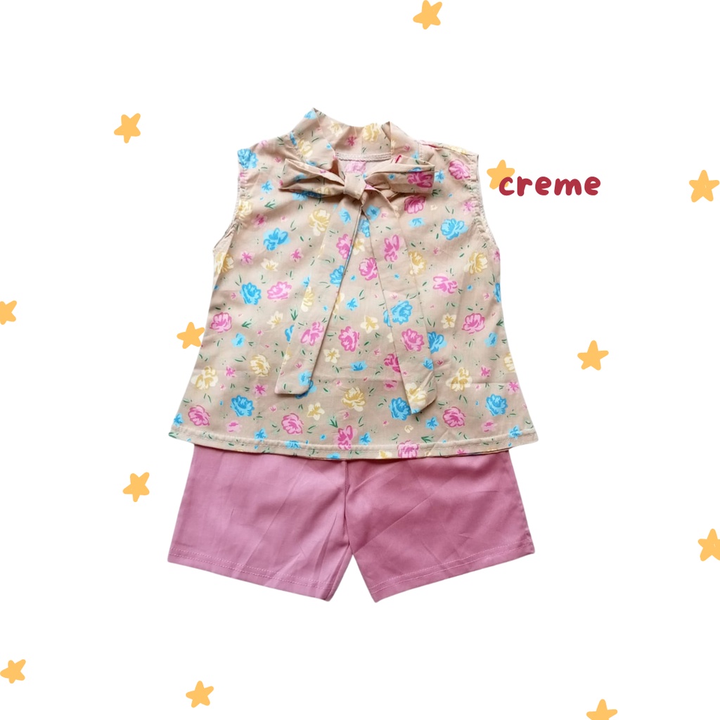 baju anak perempuan 1-2 tahun ANNE tank top set setelan anak perembuan 12 bulan setelan katun jepang baju pergi anak baju anak fashion cewek