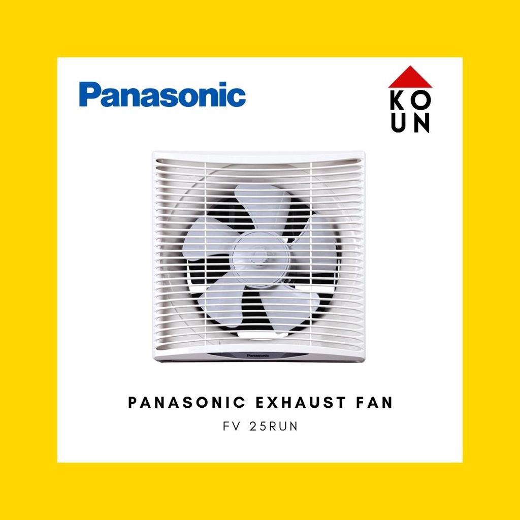 (COD READY) PANASONIC EXHAUST FAN / HEXOS DINDING FV-25RUN5 / FV 25RUN 5 / FV 25 RUN 5 / FV25RUN5 (1