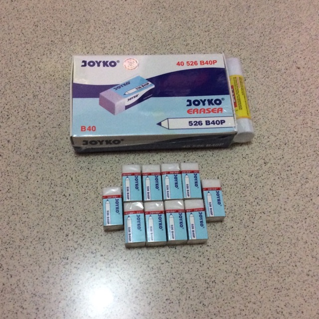 

(PAK) Penghapus Pensil Kecil Putih JOYKO 526 B40P
