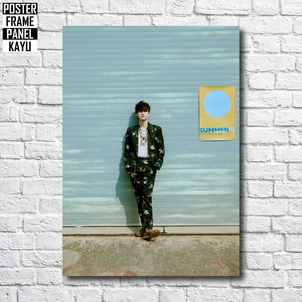 Poster NCT Dream Jaemin Chilling Jalapeno Frame Kayu Solid A4 JAE021