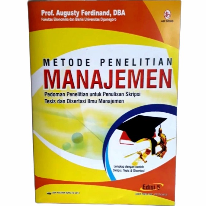 Promo Metode Penelitian Manajemen - Augusty Ferdinand Termurah