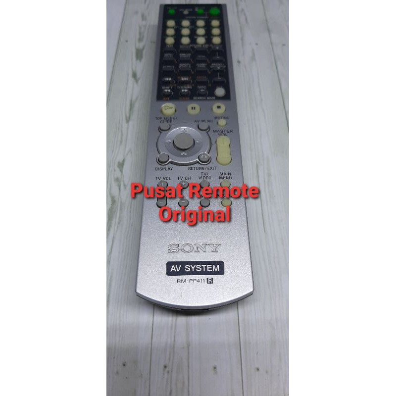 REMOTE REMOT DVD HOME THEATER SONY RM-PP411 ORIGINAL ASLI