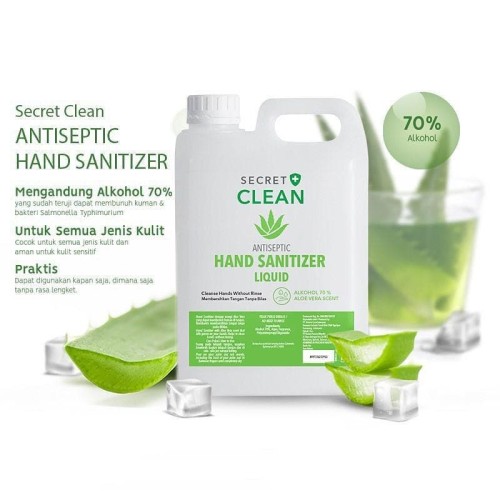 Secret Clean Hand Sanitizer Liquid 5 Liter