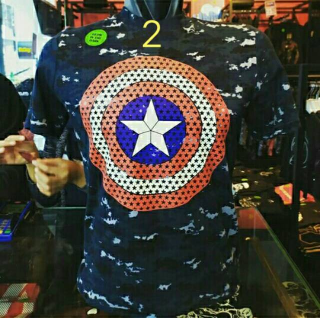 Kaos Superhero Azura Motif dan Wash