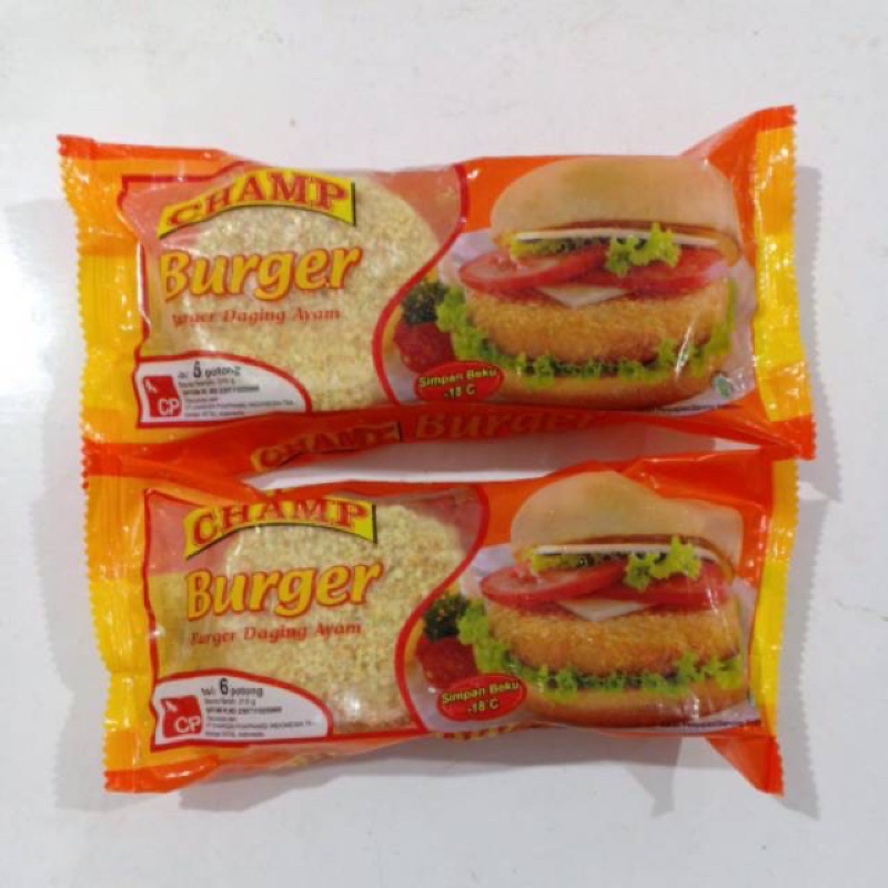 

CHAMP chiken burger 310gr isi 6