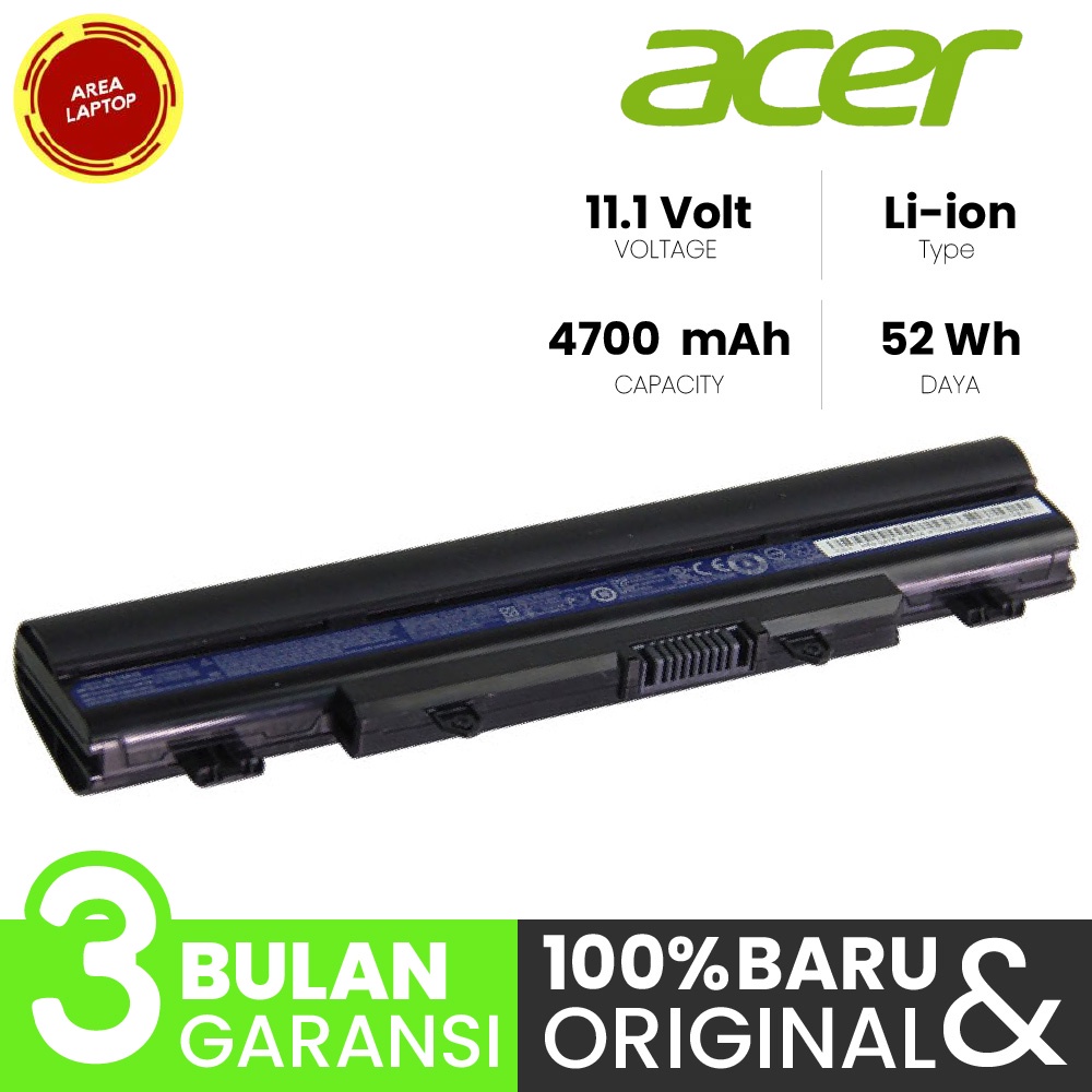 Baterai Acer Aspire E14 E5-421 E15 E5-411 E5-421G E5-471 E5-471G E5-511 E5-511G E5-511P ORI