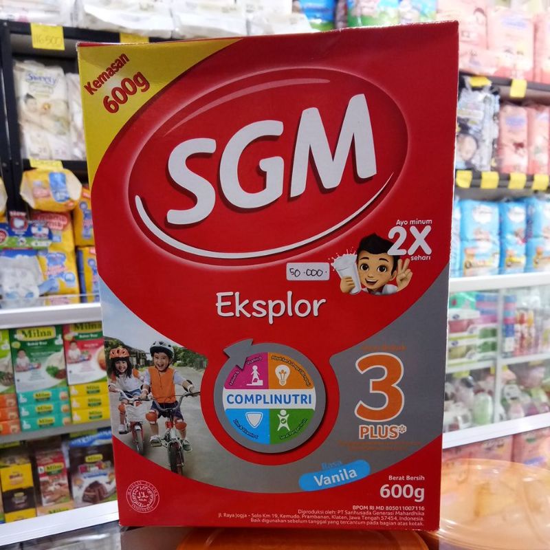 SGM EKSPLOR 3+ MADU/VANILA 600GR