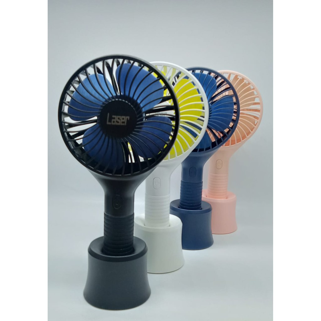 Kipas Angin Mini Porteble Laser / USB Handy Fan