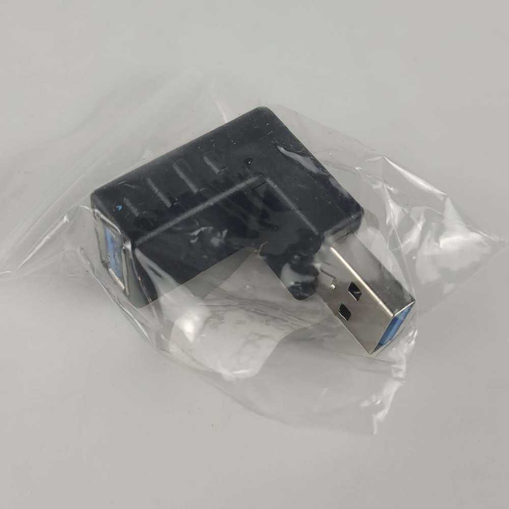 Konverter Bentuk L Shape USB 3.0 Type A Male ke A Female Transfer 5 Gbps FBESTY19 - 7CUA08BK