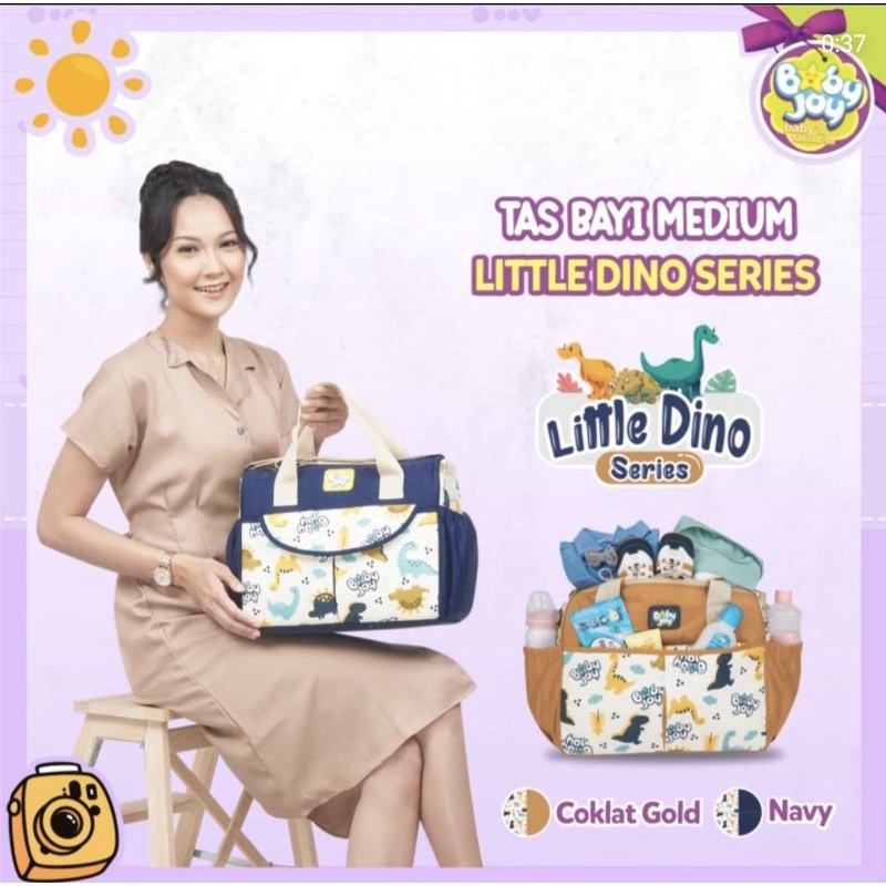 Baby Joy Tas Bayi Medium Diaper Bag Little Dino Series - BJT 1040