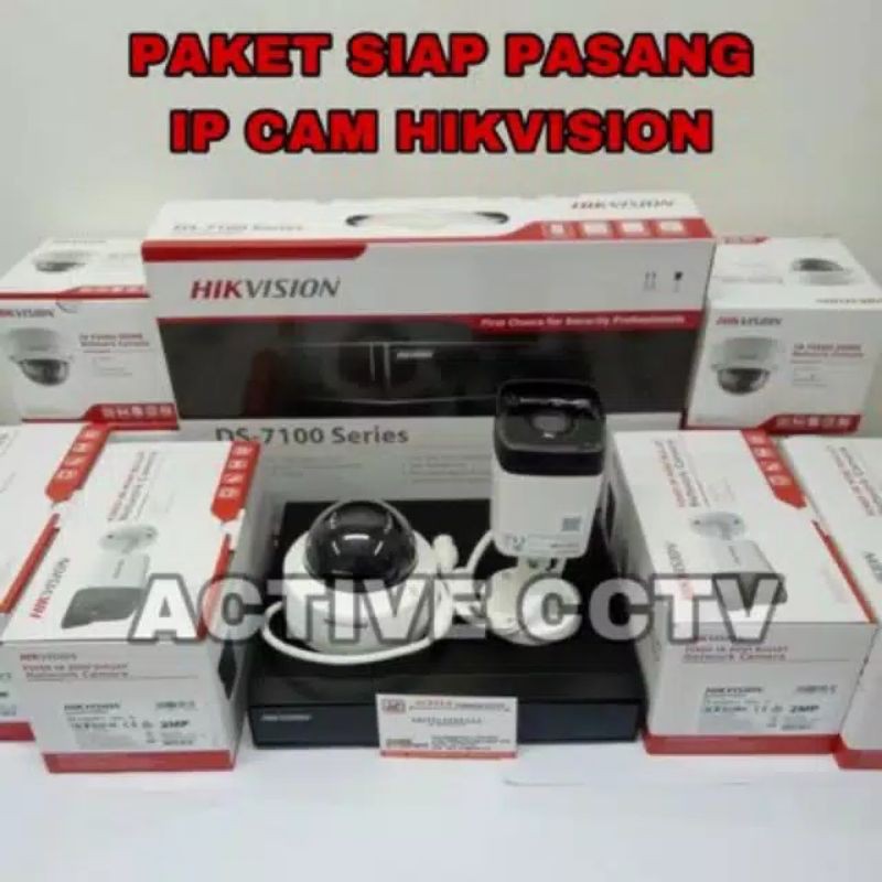 PAKET IP CAM 2 KAMERA HDD 1TB TANPA KABEL