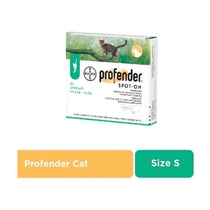 Jual Profender Spot On Small Cat Obat Tetes Cacing Kucing Teknologi Terbaru 0 5 Kg 2 5 Kg 1 Tube Shopee Indonesia