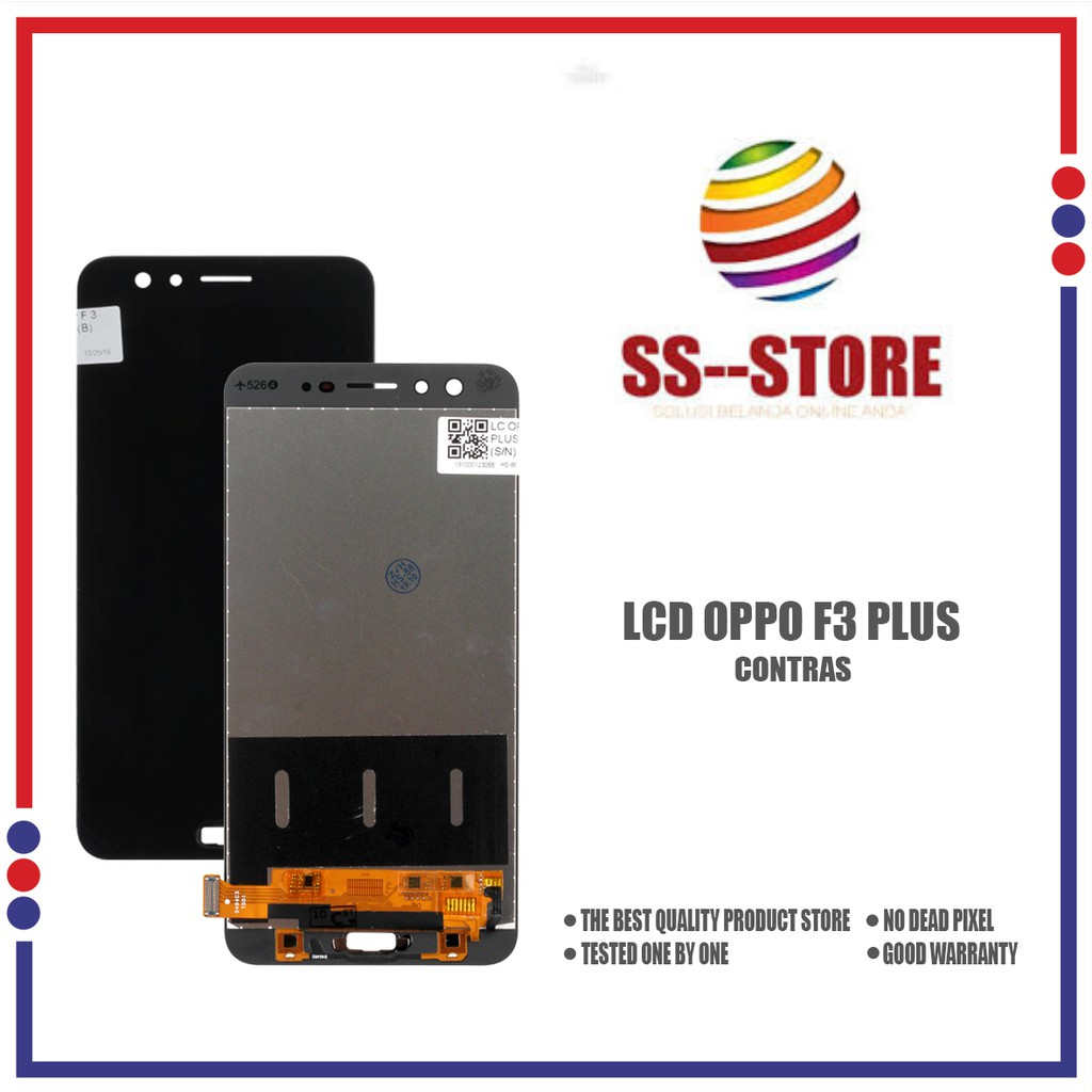 LCD Oppo F 3 F3 plus Fullset Touchscreen ORIGINAL