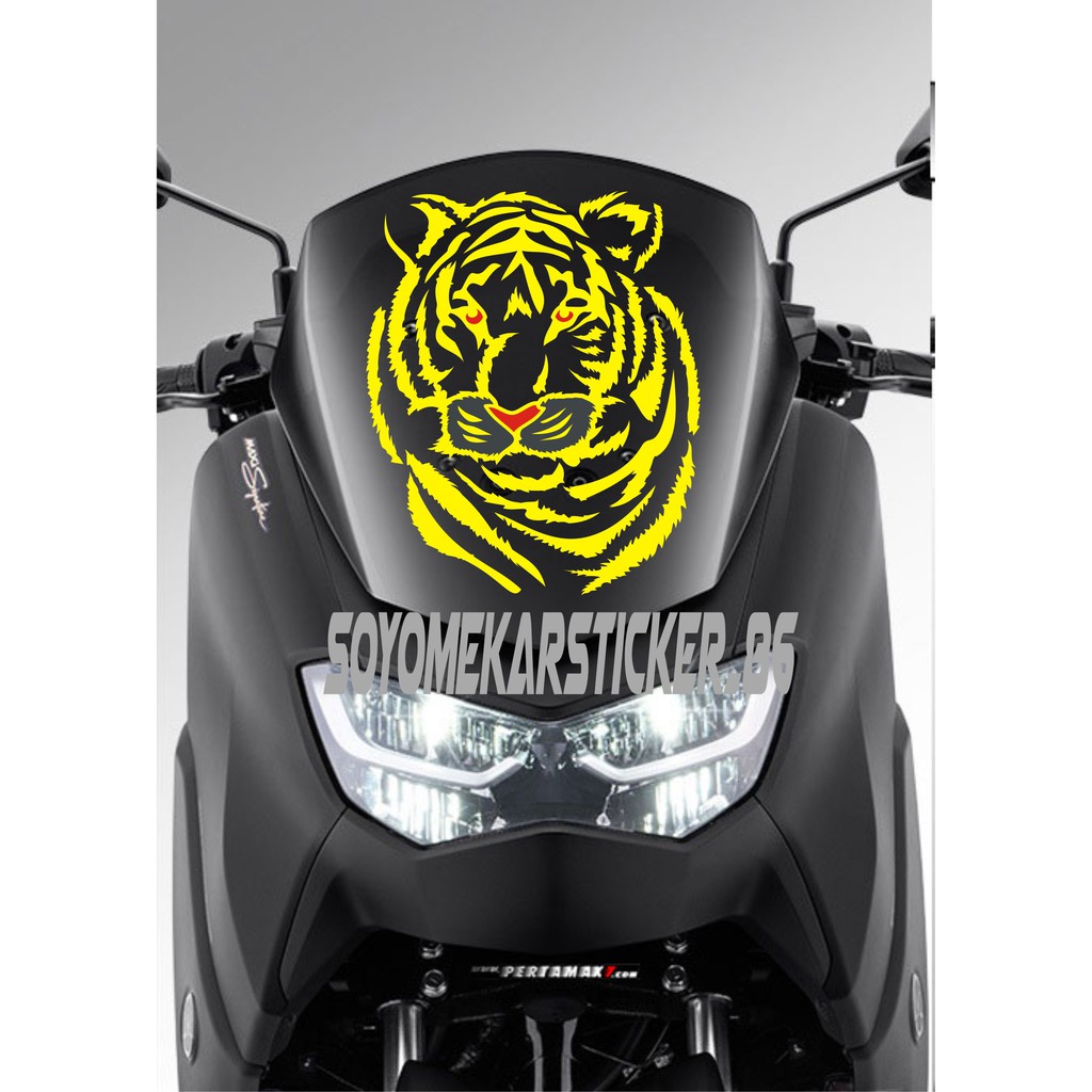 STICKER  VISOR MOTOR NMAX STICKER CUTTING VISOR TERBARU MOTOR NMAX PCX