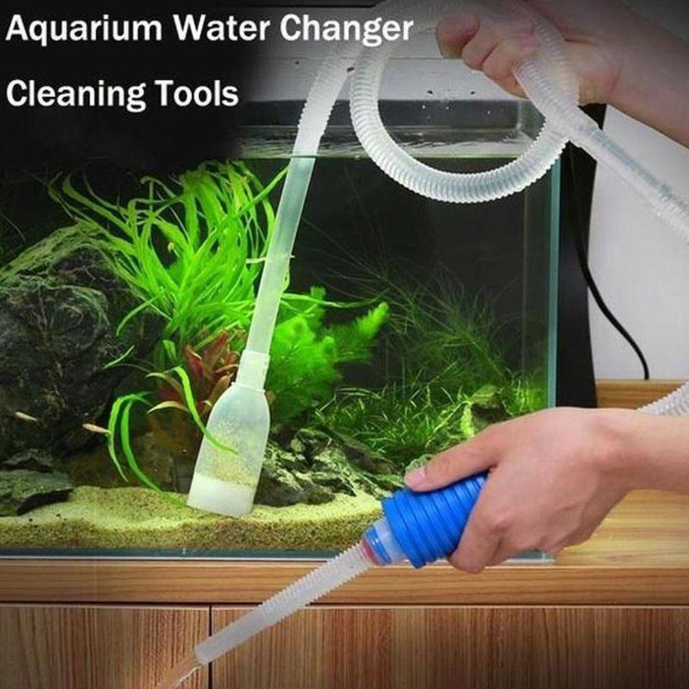 Solighter Pembersih Aquarium Portable Fish Tank Handheld Siphon Hose