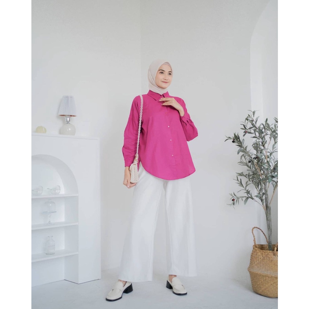 SELEBGRAM BLOUSE KEMEJA BAHAN RAYON PREMIUM ORIGINAL100% HIGH QUALITY100%