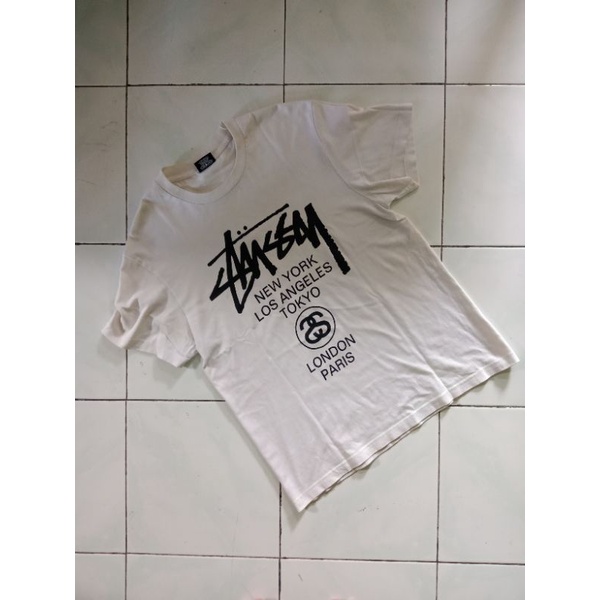 Kaos Stussy Tour Bekas/Second
