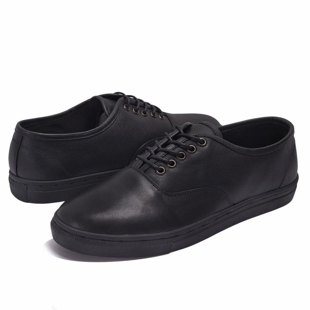 STEVE FULL BLACK |FORIND x Kenzio| Sepatu Casual Sneakers Kasual Polos Pria Ori Lokal Footwear Jalan