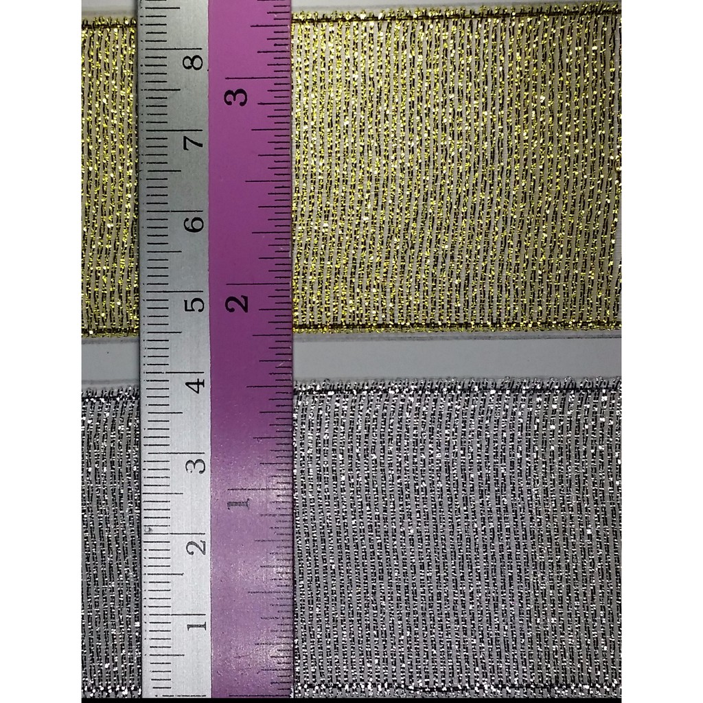 

FRESH Pita Emas Perak Glitter 1 5 x 20yd Metalik Gold Silver per roll ISTIMEWA