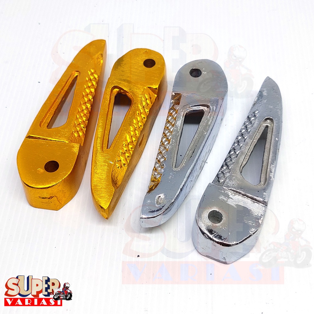 Footstep-Foot Step-Bustep Pijakan Kaki Belakang Alumunium Set Honda Matic Scoopy Beat Beat FI Vario Vario 125 / 150 Spacy - For Matic Honda