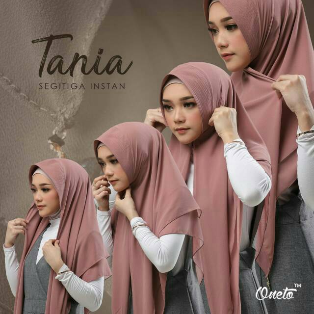 jilbab hijab Oneto Tania Segitiga kerudung krudung instan non rabbani zoya elzatta arrafi ootd terba