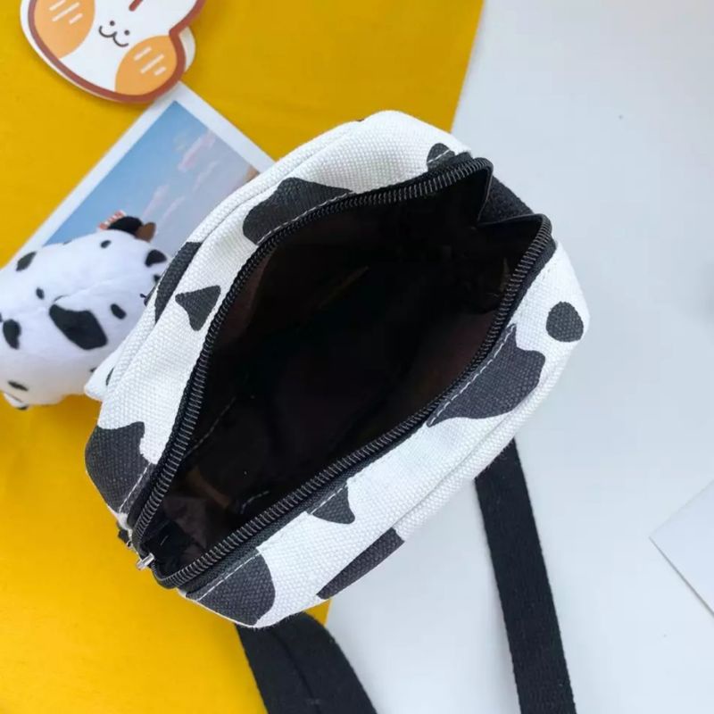 HDS_BAG / CAPILLO COW Tas Selempang Motif Sapi Tas selempang wanita Korean style Tas selempang mini