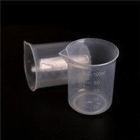 Gelas Takar Gelas Ukur 100ML Plastik Bening Transparan Measuring Cup Plastic Takaran Air Susu 100 ml Serbaguna