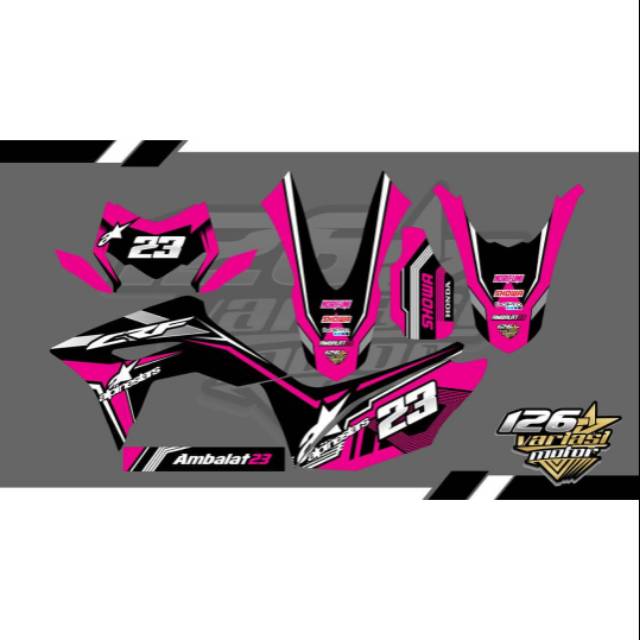 

Stiker desain bebas CRF