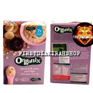 

ORGANIX banana & plum porridge 200gr