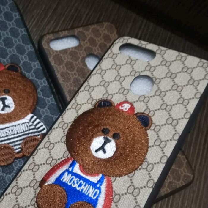 Terbaru OPPO A7 CASE BEAR SULAM MOTIF BEAR CASE OPPO A7 SULAM CASE KARAKTER