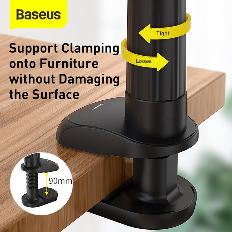 BASEUS ORIGINAL Lazypod Lazy Pod Phone Holder Stand Jepit Clip On Neck Handphone HP Penjepit ORI