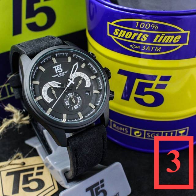 Jam Tangan Pria T5 H3661 T5 H 3661  original chrono aktif bergaransi free box