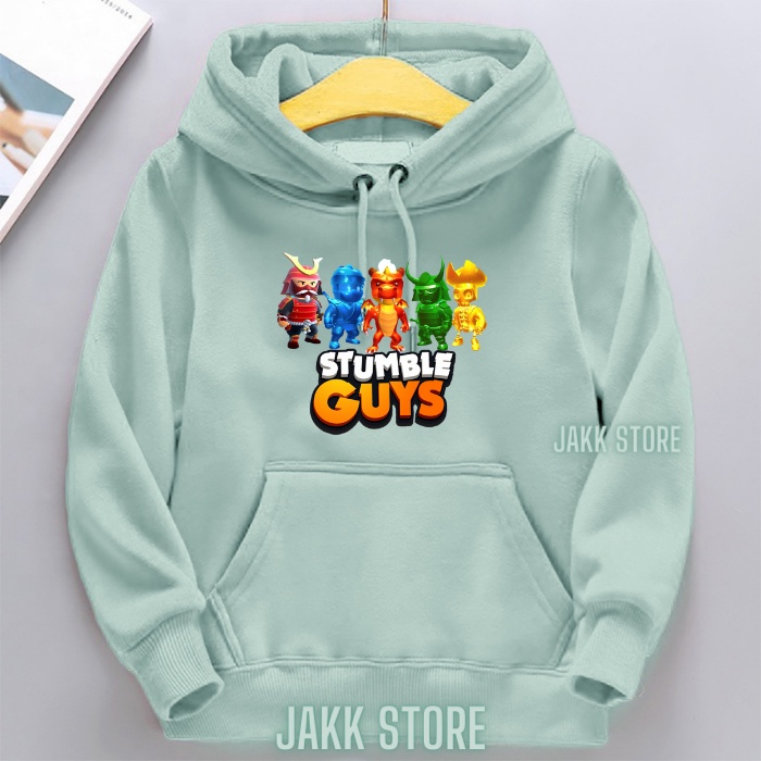 Jaket Hoodie Game STUMBLE GUYS Anak Laki Laki / Hodie Anak Laki Laki / Sweater Anak Usia 2 3 4 5 6 7 8 9 10 11 12 Tahun / Switer