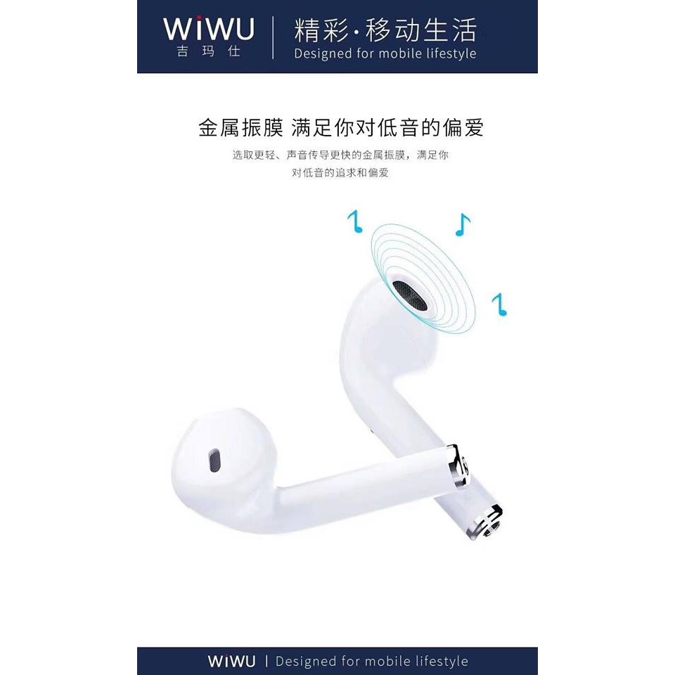 AKN88 - WIWU Airbuds II - Upgraded Version Binaural