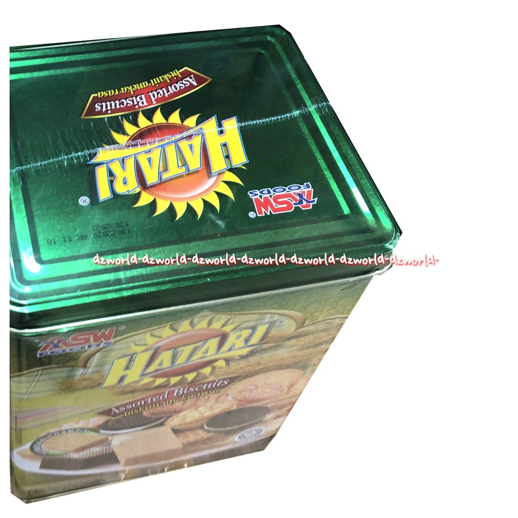 Hatari Assorted BIscuits 700gr Biskuit Aneka Rasa Biskuit Kaleng Wafer Cookies Kukis Hattari Atari Aneka Rasa Biskuit