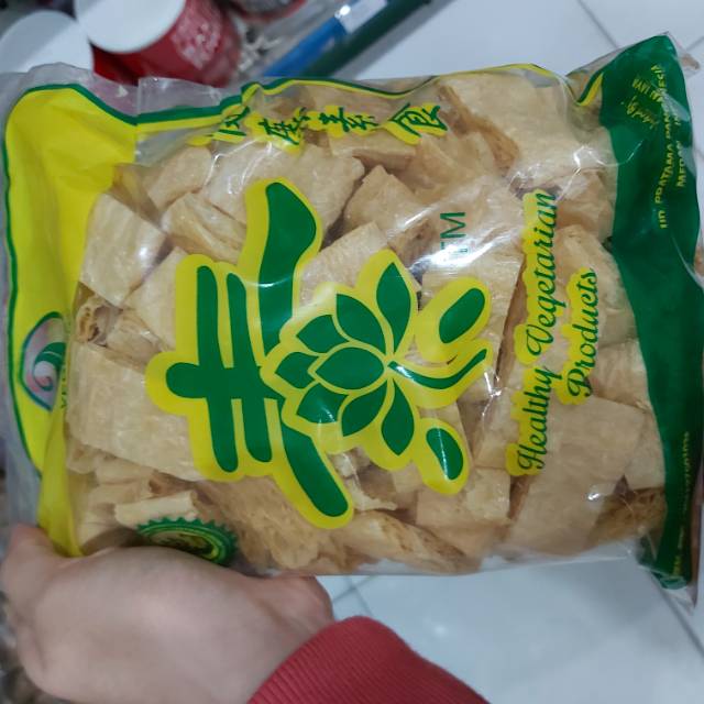 

Kulit tahu ikan asin vegetarian