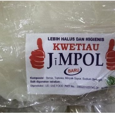 

kwetiau jimpool lebih halus dan higienis