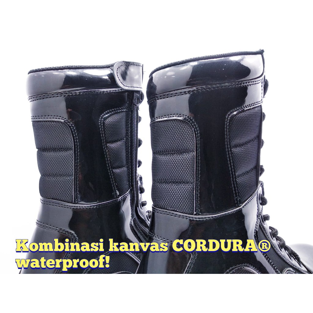 SEPATU PDL TNI POLRI SATPAM POLL PP NINJA OUTSOL RADIAL PRESS TERKUAT SUPER KILAP TERLARIS!