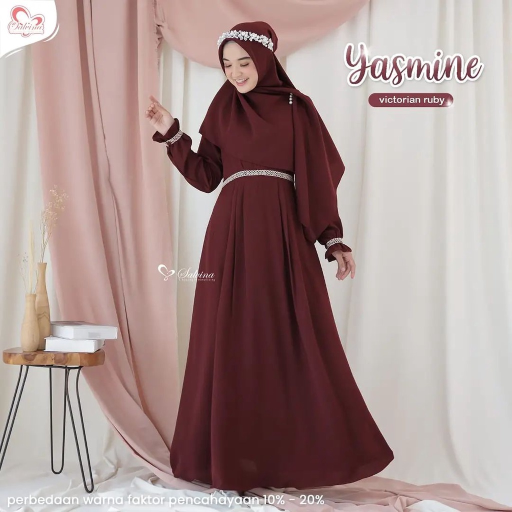 Gamis Katun Toyobo Ori Premium Renda Dada Kombinasi Bordir Muslimah Kekinian