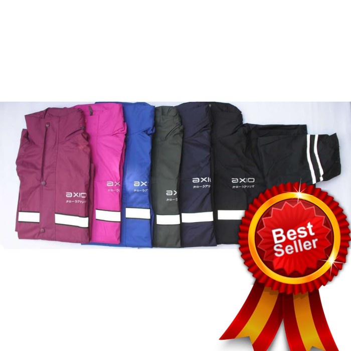 6Fgh Jas Hujan Axio Europe 100% Original Ukuran M, L, Xl, Xxl, Xxxl - Hitam, S YYr876768