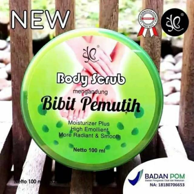 BODY SCRUB SYB BIBIT PEMUTIH /LULUR BADAN .BPOM